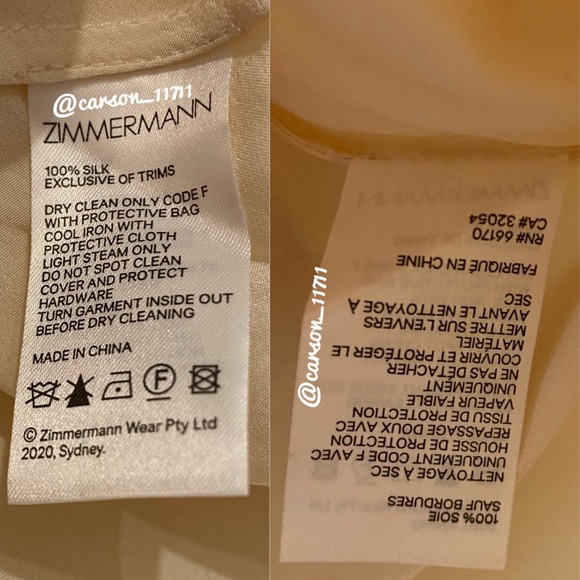 🦄NWT Zimmermann Lucky Hankerchief Blouse AU0 US4 - Picture 10 of 16